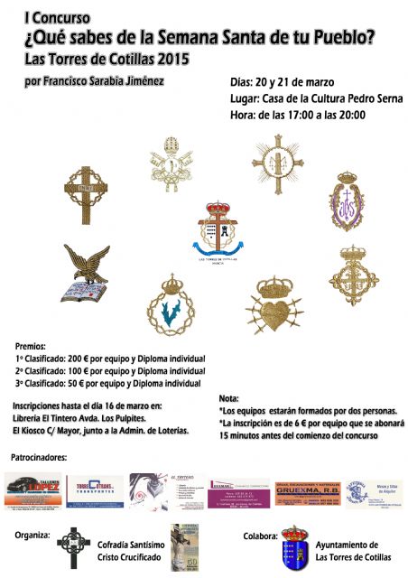 ¿Eres quién más sabe de la Semana Santa de Las Torres de Cotillas? - 1, Foto 1