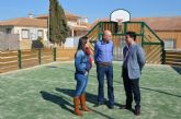 Pozo Aledo disfruta ya la una pista multideporte en el centro de la localidad que demandaban los vecinos