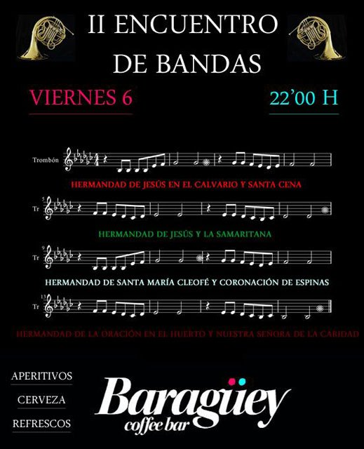 Baragüey Coffebar organiza el próximo viernes el II Encuentro de Bandas, Foto 1