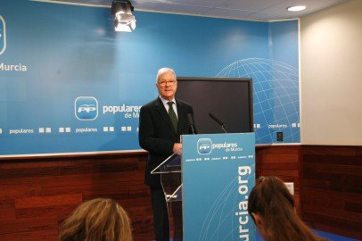 Comparecencia del presidente del PP de la Región de Murcia, Ramón Luis Valcárcel - 1, Foto 1