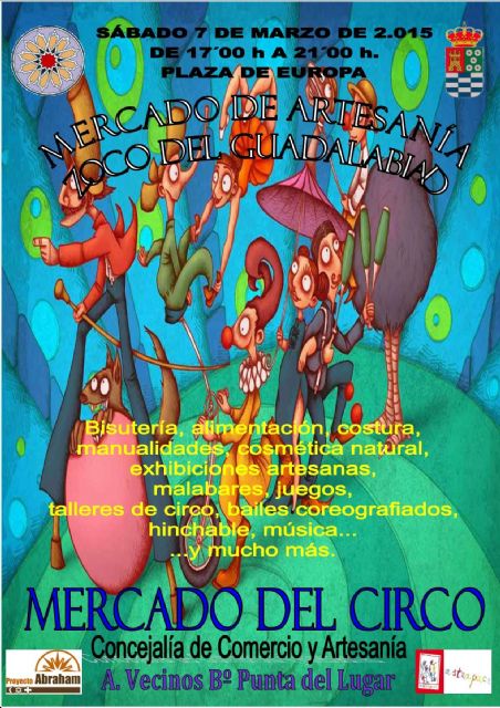 El mercadillo Zoco del Guadalabiad de Molina de Segura estará dedicado al circo el sábado 7 de marzo - 1, Foto 1