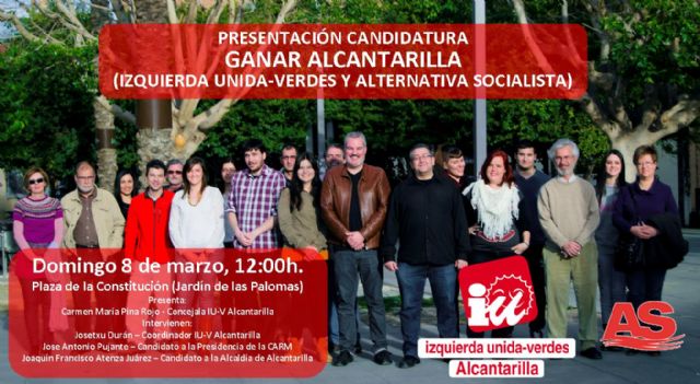 IU-Verdes de Alcantarilla presenta este domingo su candidatura en un acto público - 1, Foto 1