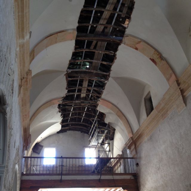 Los trabajos de reparación de la iglesia de San José contemplan la sustitución de la bóveda de la nave central - 2, Foto 2
