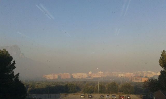 Ecologistas denuncia que Cieza amanece este viernes envuelta en una densa nube de humo - 2, Foto 2