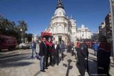 Los Bomberos de Cartagena se exhibieron para celebrar a su patrn