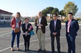Educacin remodela una de las pistas deportivas del Centro de Educacin Infantil y Primaria La Paz de San Javier