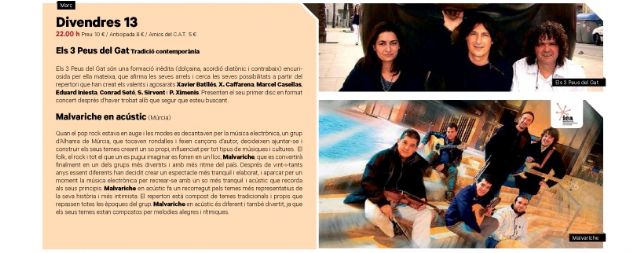 Malvariche presentar su espectculo 