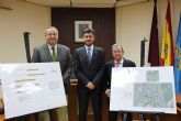 El consejero de Fomento visita la localidad para anunciar la construccin de la rotonda que unir la A-7 con la RM-2