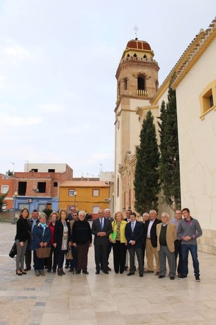 El presidente Garre asegura que el centro de restauración de la Comunidad rehabilitará la imagen de la patrona de Lorca - 1, Foto 1