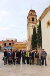 El presidente Garre asegura que el centro de restauración de la Comunidad rehabilitará la imagen de la patrona de Lorca