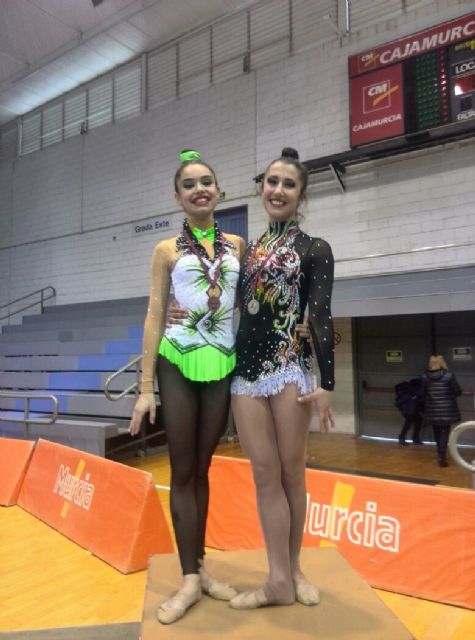 Ana Parrága y María Sánchez, plata y bronce en el Campeonato Regional Base de Gimnasia Rítmica - 1, Foto 1