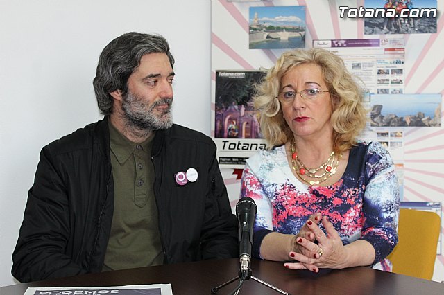 La concejal no adscrita Belén Muñiz anuncia que se integra en la Candidatura de Unidad Popular impulsada por PODEMOS Totana, Foto 2