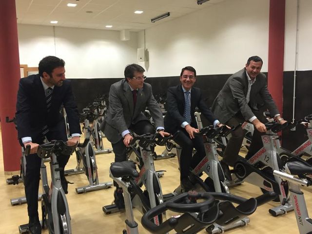 El Alcalde de Lorca y el Consejero de Presidencia inauguran las nuevas instalaciones del Complejo Deportivo Felipe IV - 5, Foto 5