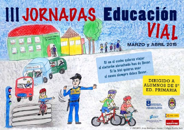 Un millar de estudiantes participa en las jornadas educación vial y seguridad de la Policía de Caravaca - 4, Foto 4