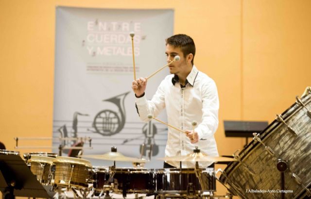 Jóvenes percusionistas inauguraron ayer el concurso Entre Cuerdas y Metales - 3, Foto 3