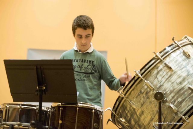 Jóvenes percusionistas inauguraron ayer el concurso Entre Cuerdas y Metales - 4, Foto 4