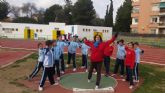 Turno de los alumnos del Sagrado Corazn para practicar Atletismo con el ADE