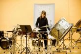 Jvenes percusionistas inauguraron ayer el concurso Entre Cuerdas y Metales