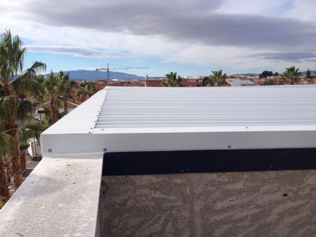 Renovada la cubierta del Centro Cívico del barrio del Carmen de Alguazas - 4, Foto 4