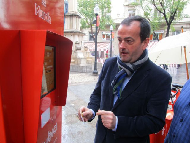 La Plaza de Santa Catalina estrena el servicio de alquiler de bicicleta pública MUyBICI - 1, Foto 1