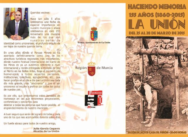 Presentado el programa de actos conmemorativos del 155 aniversario de La Unión - 4, Foto 4