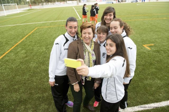 Barreiro visitó los campos de fútbol de La Vaguada - 1, Foto 1