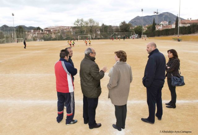 Barreiro visitó los campos de fútbol de La Vaguada - 4, Foto 4