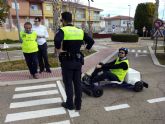 Los alumnos del Centro de Día para Personas con Discapacidad Intelectual José Moyá Trilla participan en unas sesiones de Educación Vial