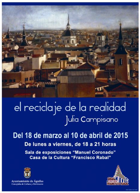 La pintora murciana Julia Campisano expone en la Casa de Cultura Francisco Rabal de Águilas - 1, Foto 1