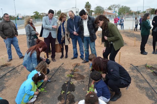 El colegio El Recuerdo se suma al programa de la concejalía de Agricultura y abre el cuarto huerto escolar del municipio - 1, Foto 1