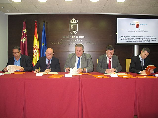 Otros cinco ayuntamientos se suman al sistema SivMurcia, que permitirá disponer de un mapa del parque inmobiliario regional - 1, Foto 1