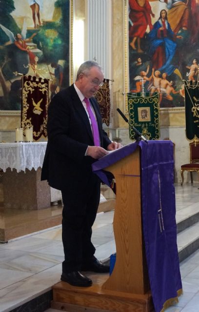 Pedro Antonio Hurtado inicia la Semana Santa de Ceutí con su pregón - 2, Foto 2