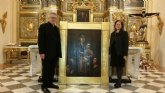 Cultura restaura el lienzo Nuestra Señora de La Estrella de la Parroquia del Carmen de Murcia