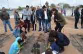 El colegio 'El Recuerdo' se suma al programa de la concejala de Agricultura y abre el cuarto huerto escolar del municipio