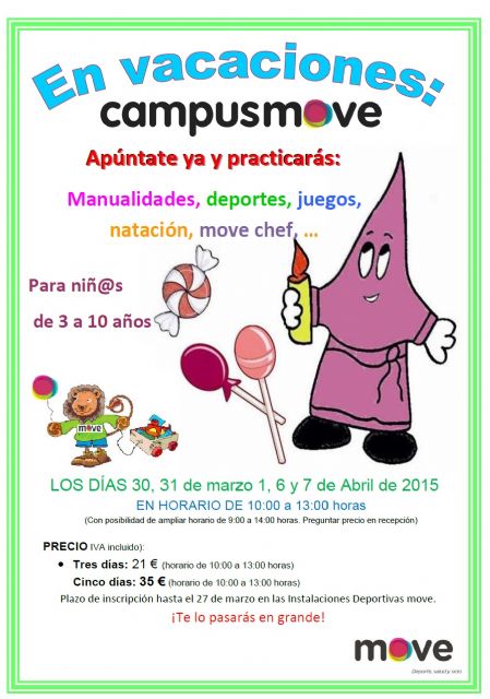 MOVE organiza un Campus esta Semana Santa 2015