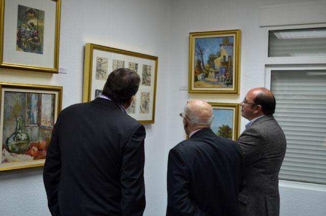 El consejero Pedro Antonio Sánchez inaugura en Ceutí una exposición permanente de los pintores Saura Pacheco y Saura Mira - 4, Foto 4