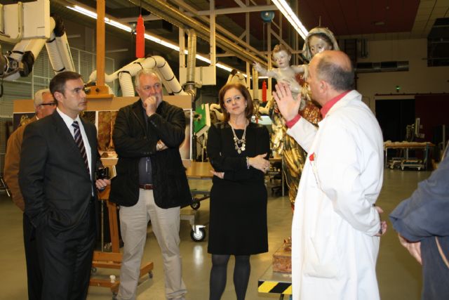 La Virgen de las Maravillas será recibida este viernes con una misa tras su estancia en el Centro Regional de Restauración - 1, Foto 1