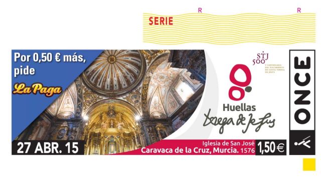 La ONCE dedica a Caravaca más de cinco millones y medio de cupones con motivo del Año Teresiano - 1, Foto 1