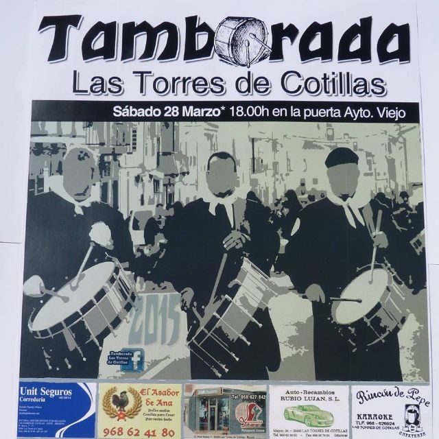 Llega un año más la gran fiesta del tambor a la Semana Santa de Las Torres de Cotillas - 1, Foto 1