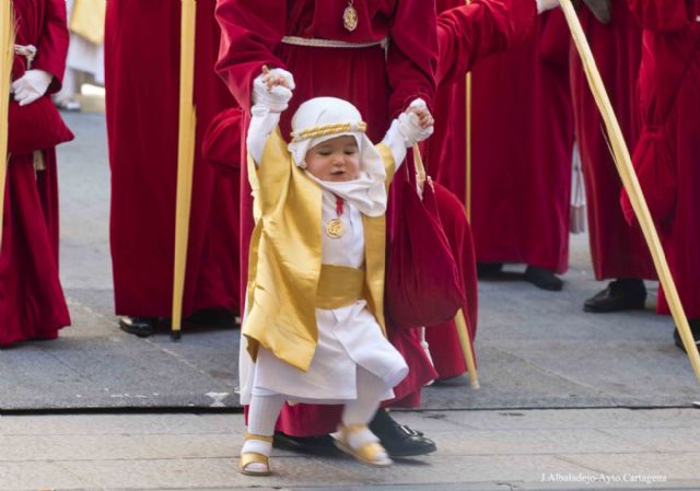 La procesión de la Burrica culmina los primeros actos de la Semana Santa cartagenera - 1, Foto 1