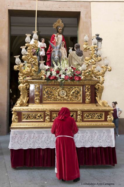 La procesión de la Burrica culmina los primeros actos de la Semana Santa cartagenera - 2, Foto 2