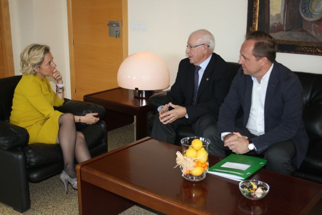 Reunión de la consejera de Agricultura con el decano del Colegio de Ingenieros Agrónomos - 1, Foto 1