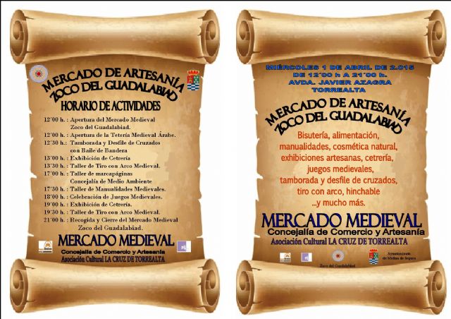 El mercadillo Zoco del Guadalabiad celebra una edición especial el miércoles 1 de abril con motivo del Vía Crucis Viviente de La Torrealta - 1, Foto 1