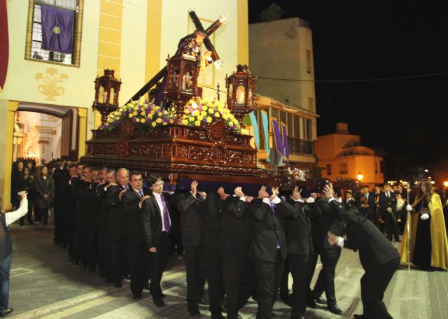 El Nazareno protagonizó la noche de Miércoles Santo en Puerto Lumbreras 2015 - 1, Foto 1