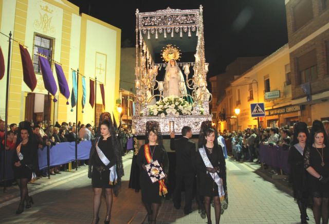 El Nazareno protagonizó la noche de Miércoles Santo en Puerto Lumbreras 2015 - 2, Foto 2