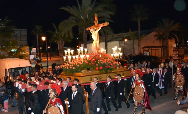 Oración y silencio en el Vía Crucis del Cristo del Mar Menor - 2, Foto 2