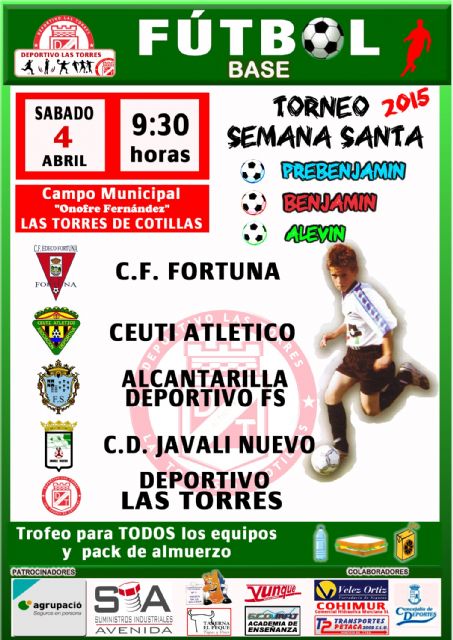 Las Torres de Cotillas acoge un torneo de fútbol base con motivo de la Semana Santa - 1, Foto 1