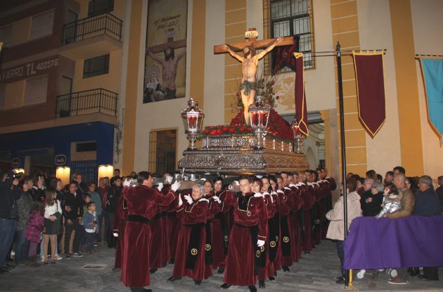 Emotiva Procesión del Silencio con el Stmo. Cristo de la Fe en la noche de Jueves Santo 2015 - 1, Foto 1