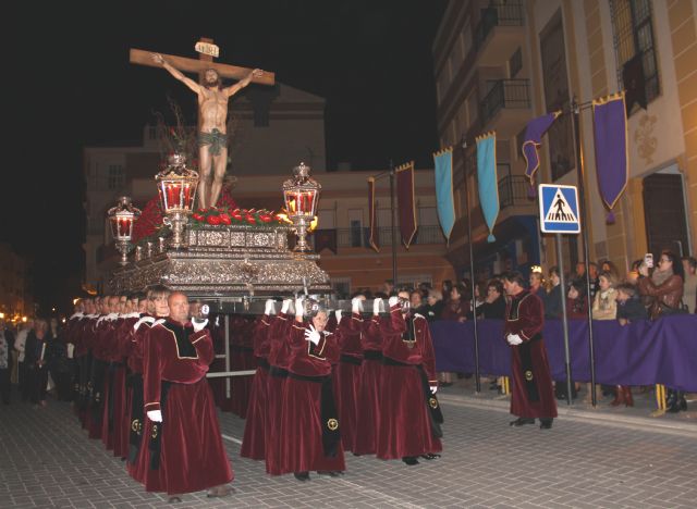 Emotiva Procesión del Silencio con el Stmo. Cristo de la Fe en la noche de Jueves Santo 2015 - 2, Foto 2