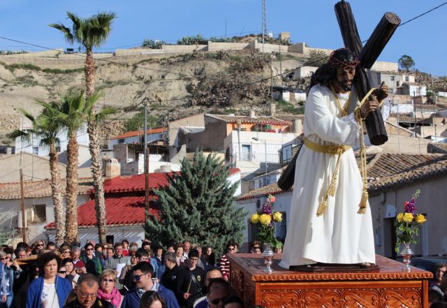 Puerto Lumbreras celebra el Vía Crucis por el entorno del Castillo de Nogalte - 1, Foto 1